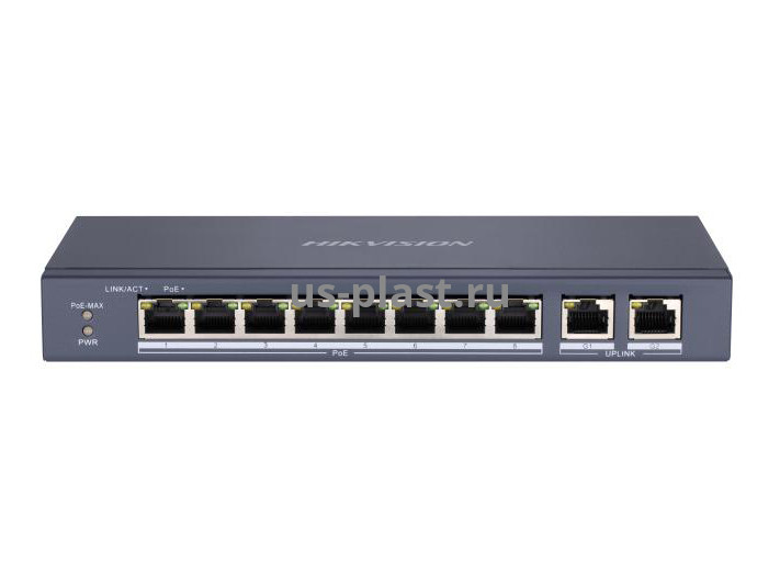 Hikvision DS-3E0310P-E/M неуправляемый PoE-коммутатор