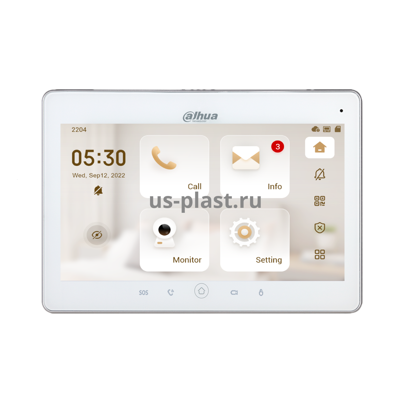 Dahua DHI-VTH5241DW-S2, IP видеодомофон с Wi-Fi и PoE