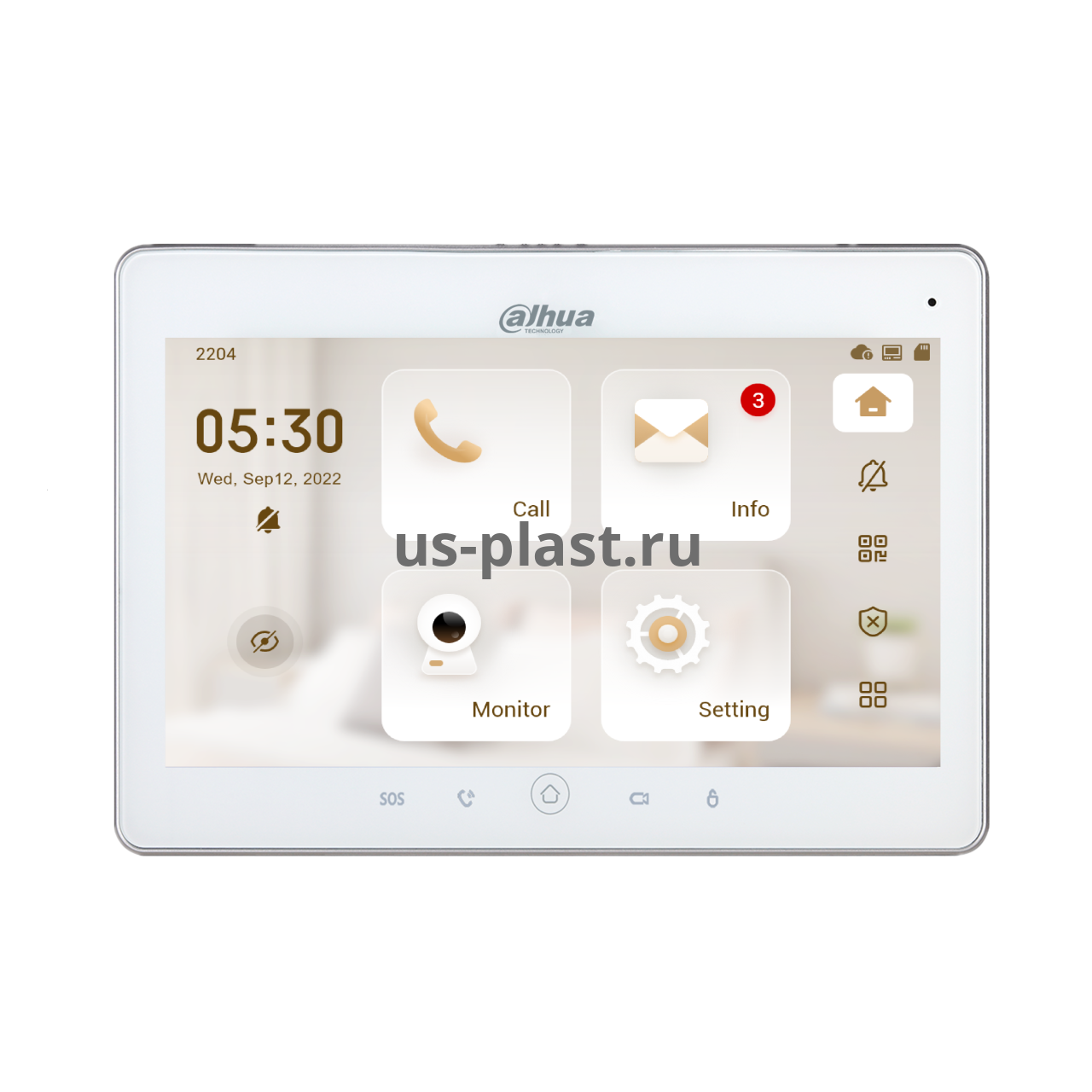 Dahua DHI-VTH5241DW-S2, IP видеодомофон с Wi-Fi и PoE