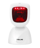 Honeywell (Youjie) YJ-HF600 (YJ-HF600-R0-USB), стационарный сканер 2D штрих-кода, белый