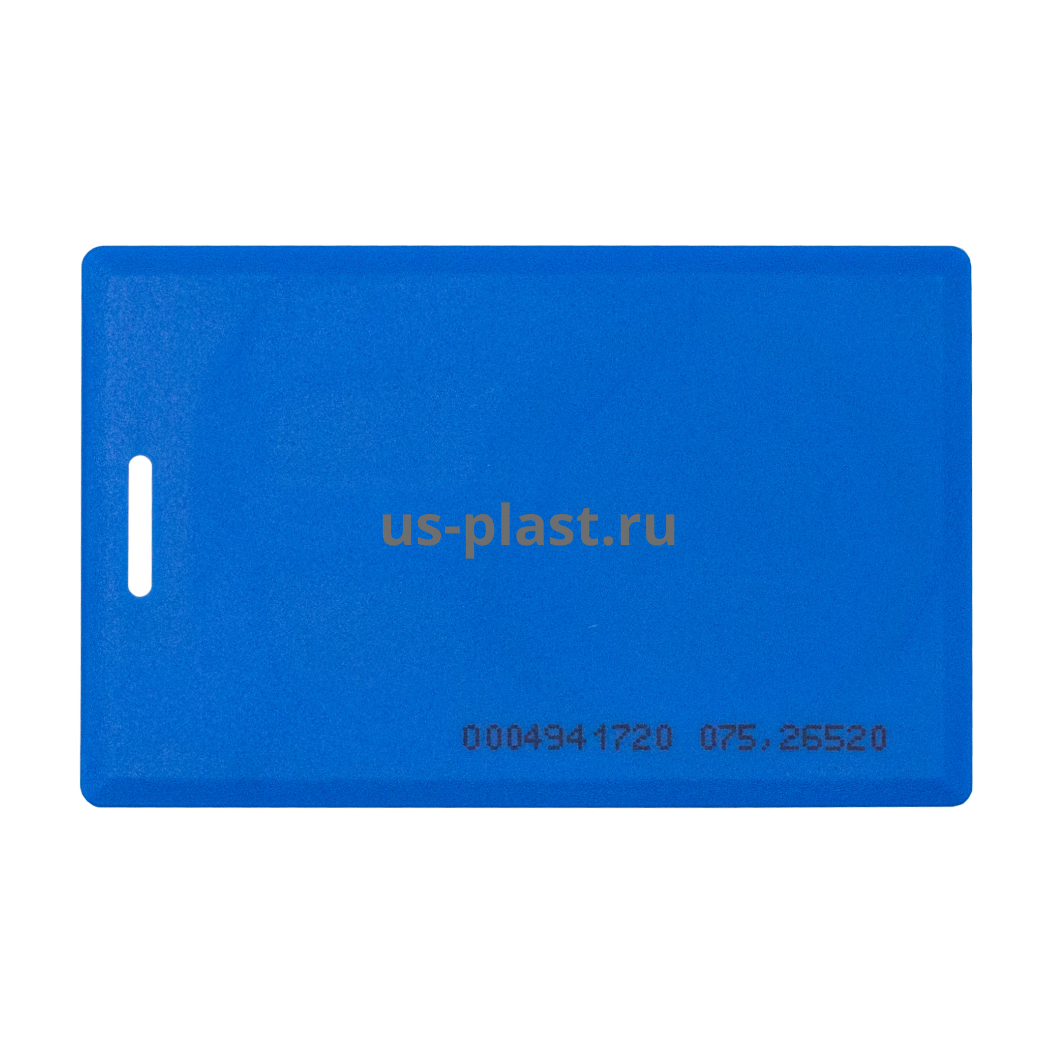 RFID карта EM-Marine Clamshell BLUE (толстая) с номером