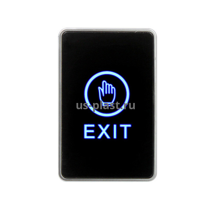 Накладная сенсорная кнопка выхода EB-11 (Black). Фото N2