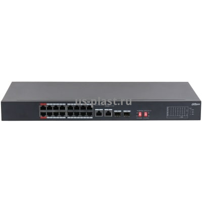 Dahua DH-S3218-16ET-240, неуправляемый коммутатор с PoE. Фото N3 в Санкт-Петербурге