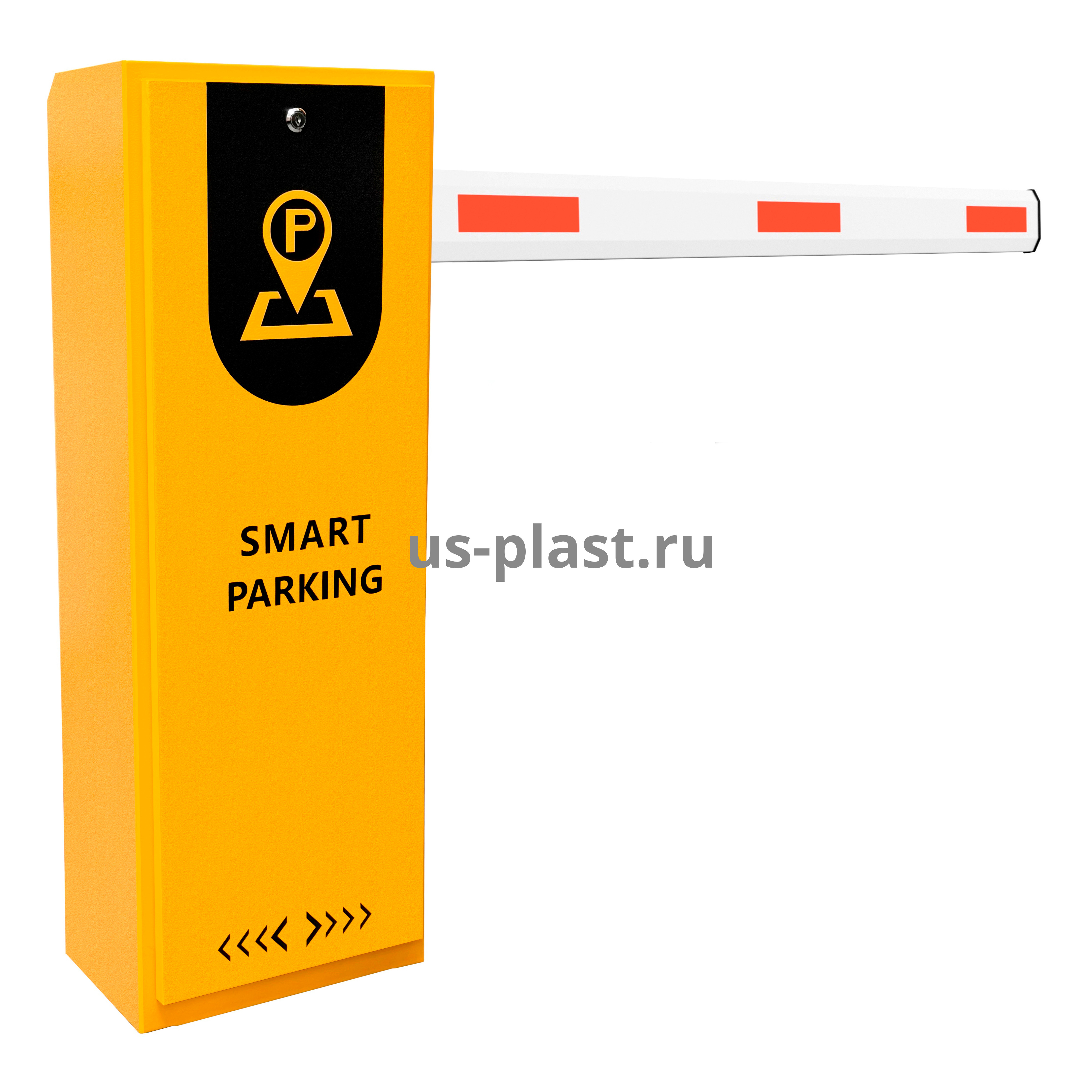 Автоматический шлагбаум BG-609 Yellow (6M) BATTERY с телескопической стрелой 6м и резервным питанием