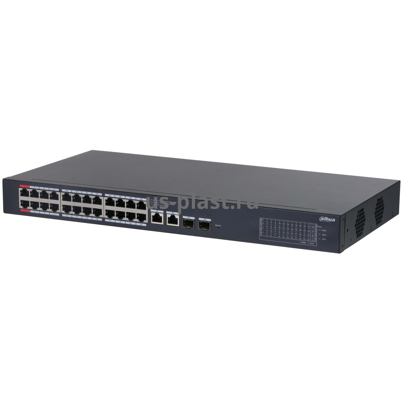 Dahua DH-CS4228-24GT-375, 24-портовый PoE коммутатор