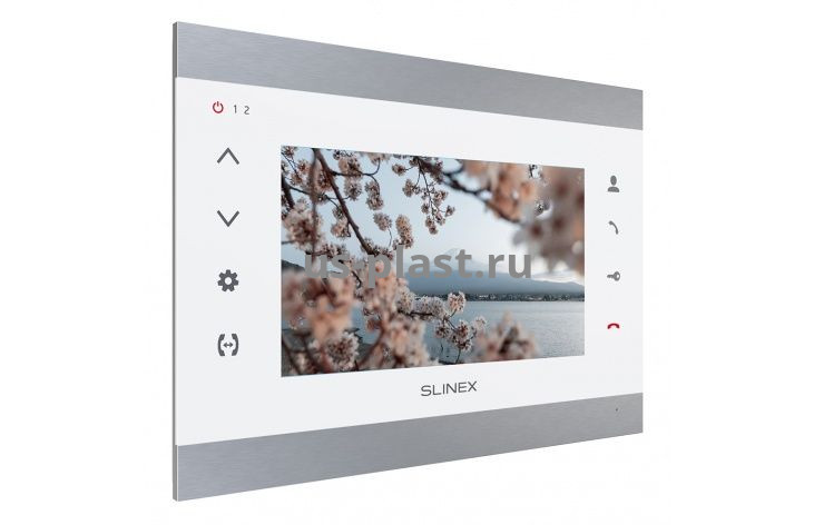 Slinex SL-07MHD (Silver+White), 7" цветной домофон. Фото N6