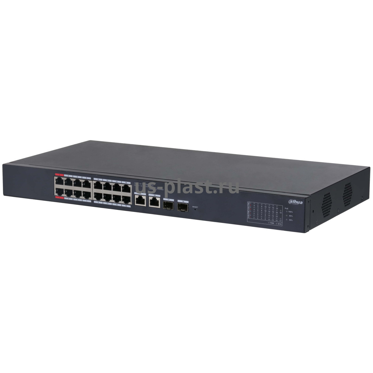 Dahua DH-CS4218-16ET-240, 16-портовый PoE коммутатор