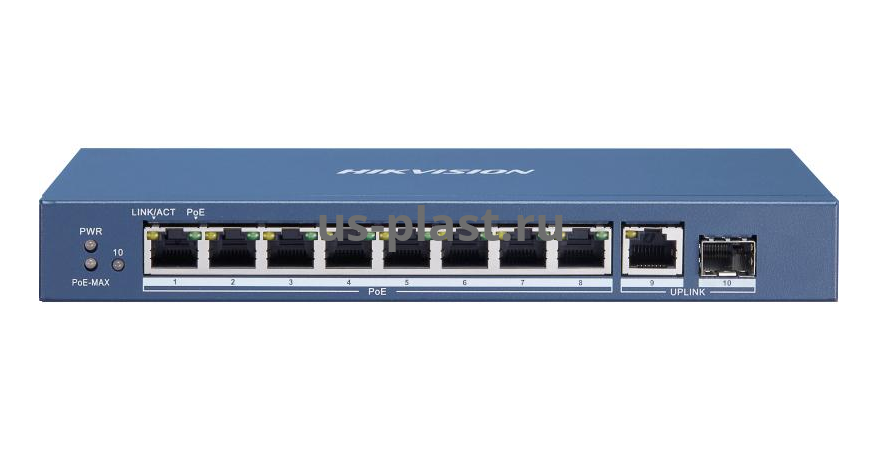 Hikvision DS-3E0510P-E/M неуправляемый PoE-коммутатор