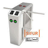 ZKTeco TS2211 [SIGUR, EM/MF] двухпроходной турникет-трипод (электронная проходная) с контроллером и считывателями RFID карт