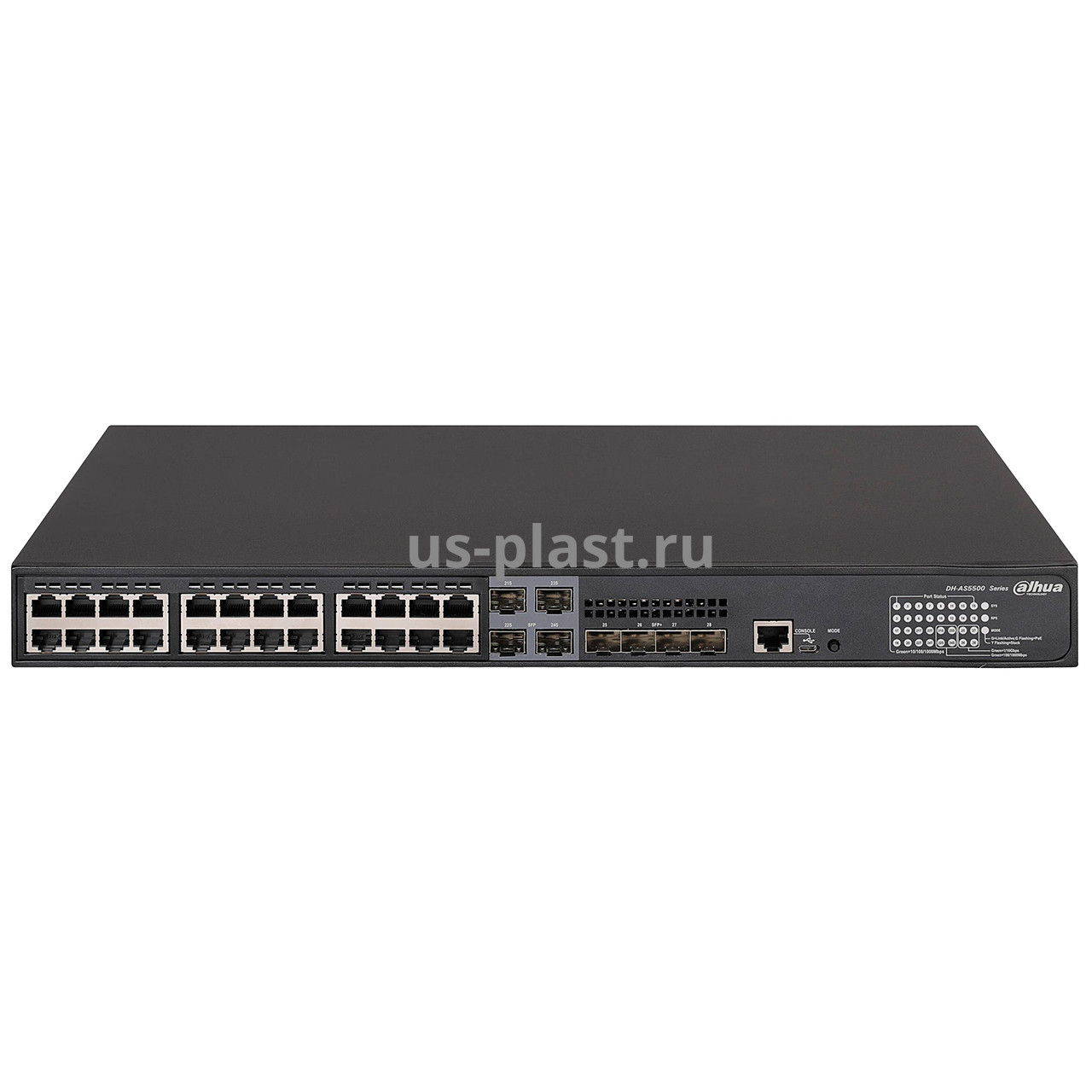 Dahua DH-AS5500-24GT4XF-370, 28-портовый управляемый коммутатор c PoE. Фото N2