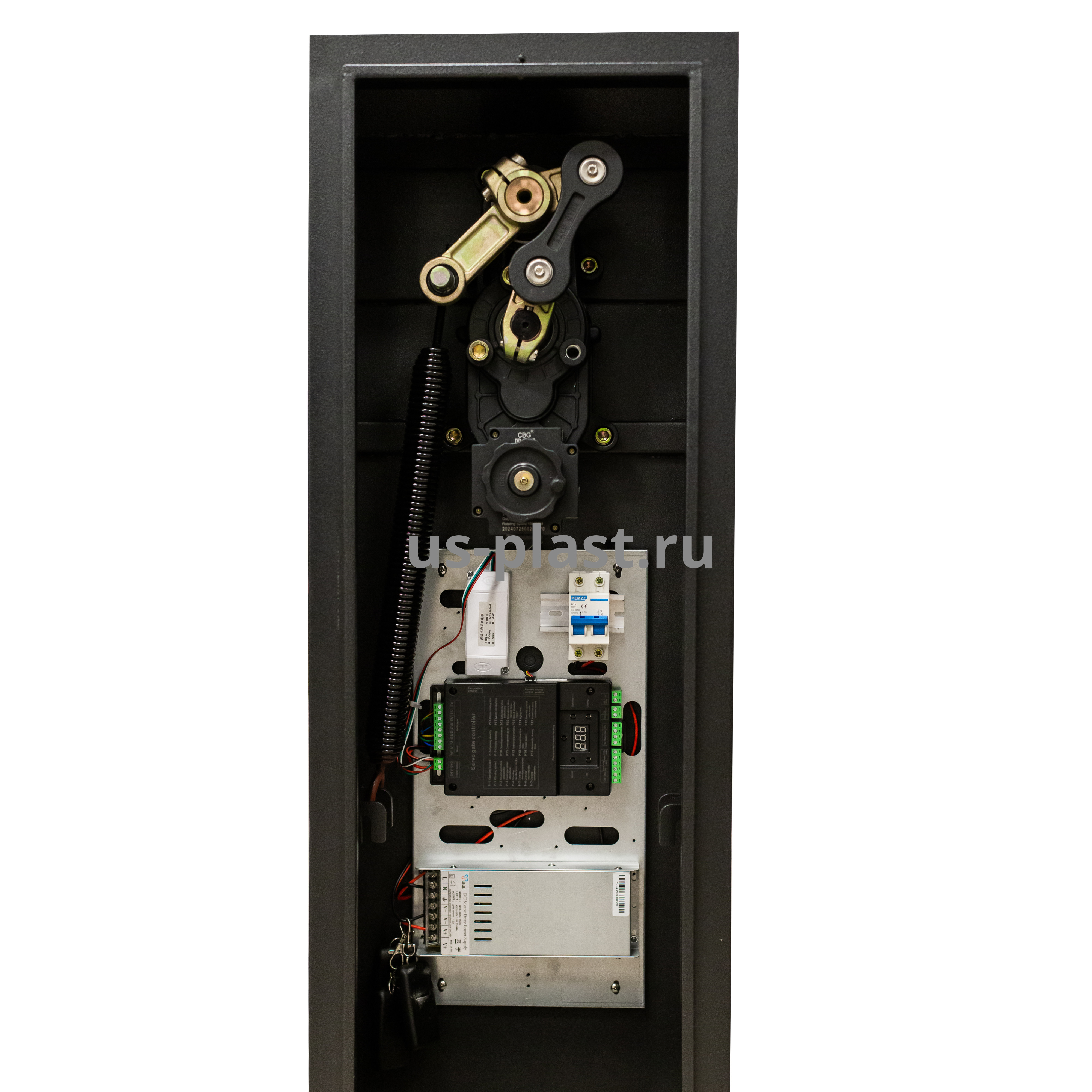 Автоматический шлагбаум BG-609TB BLACK (6M) с телескопической стрелой 6 м и батареей резервного питания. Фото N6