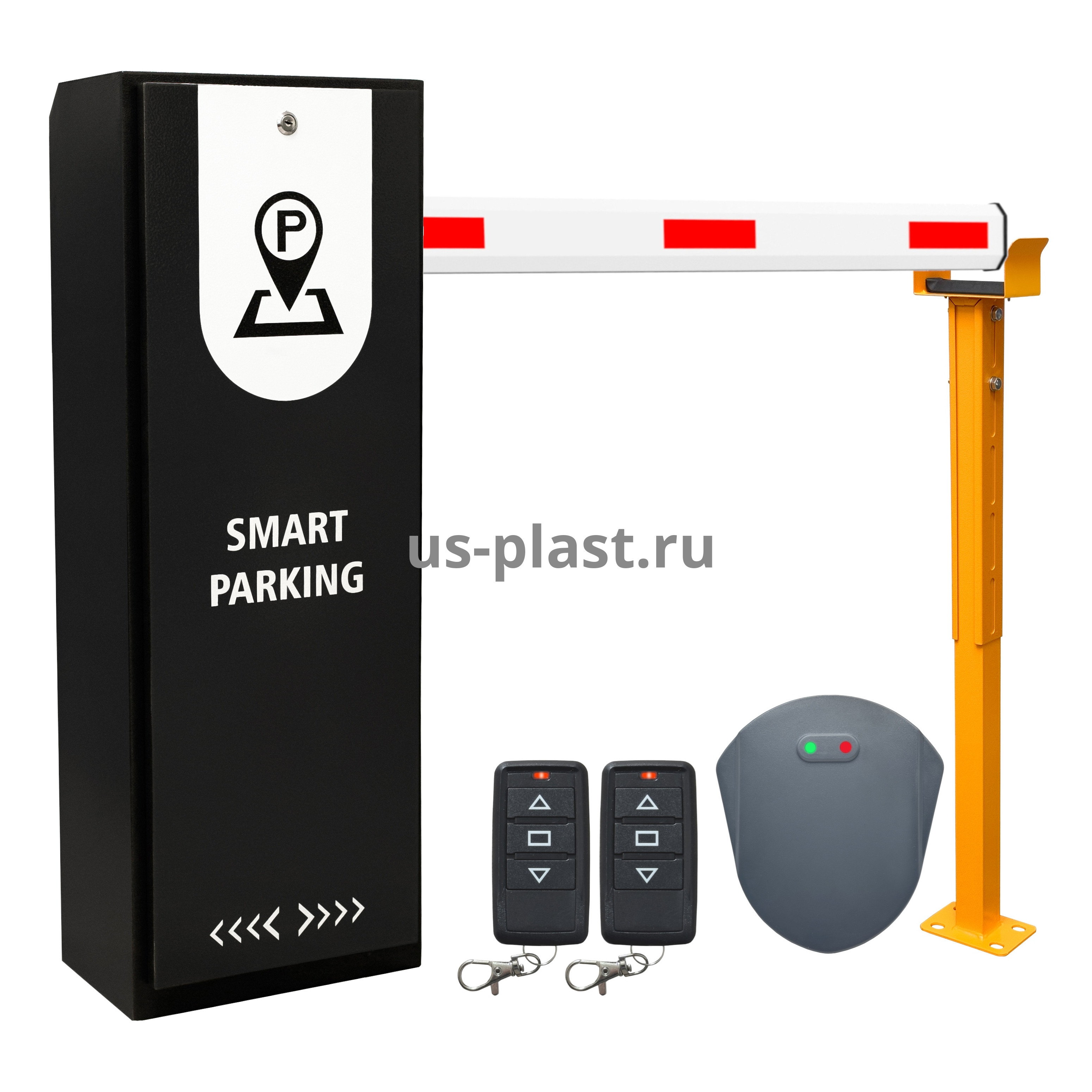 Комплект автоматического шлагбаума BG-609 BLACK (KIT-6) для проездов до 6 метров