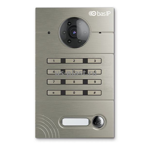 BAS-IP AV-01KD Grey, антивандальная вызывная панель IP-домофона
