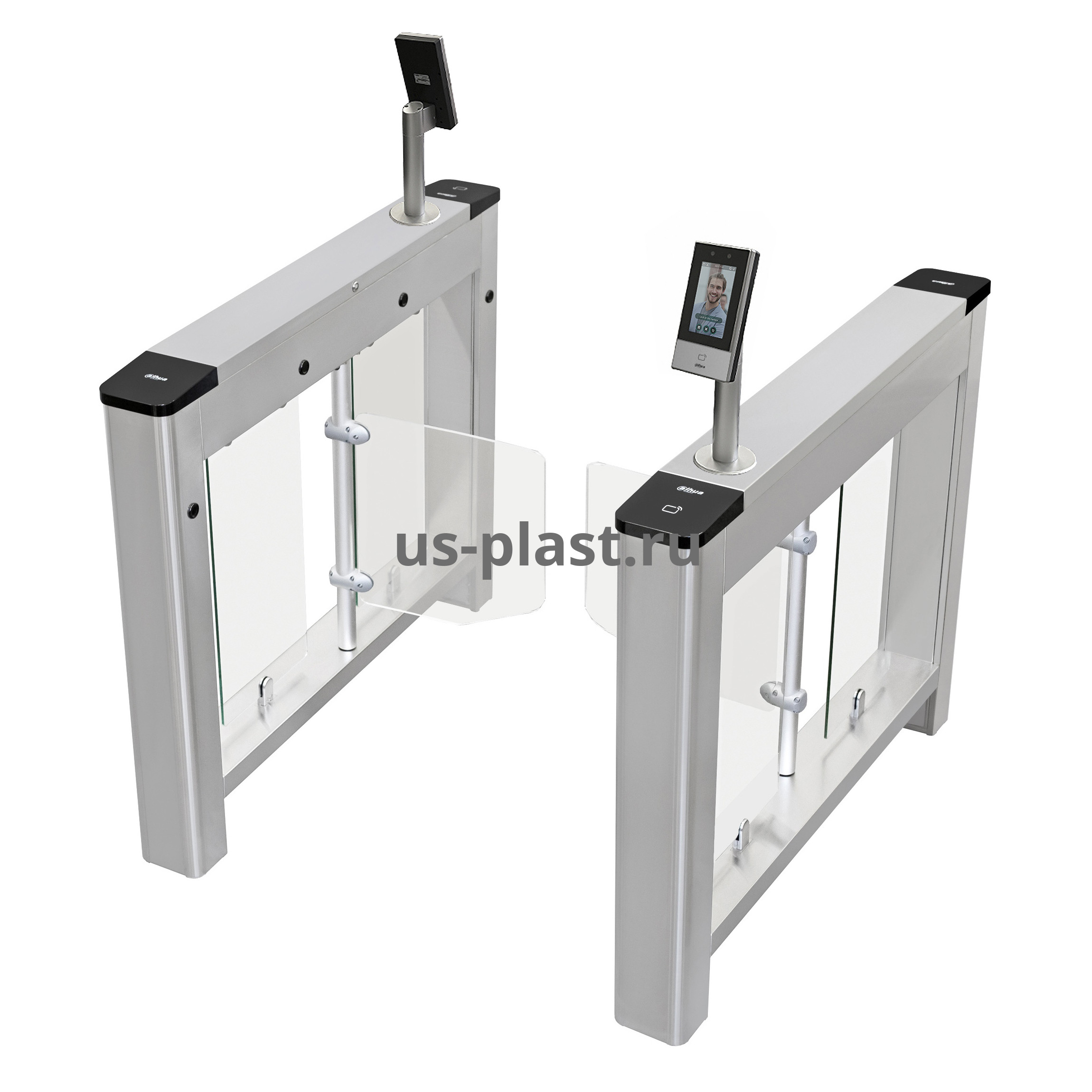 Dahua DHI-ASGB112K 900mm (FACE) распашной турникет с распознаванием лиц и карт Mifare