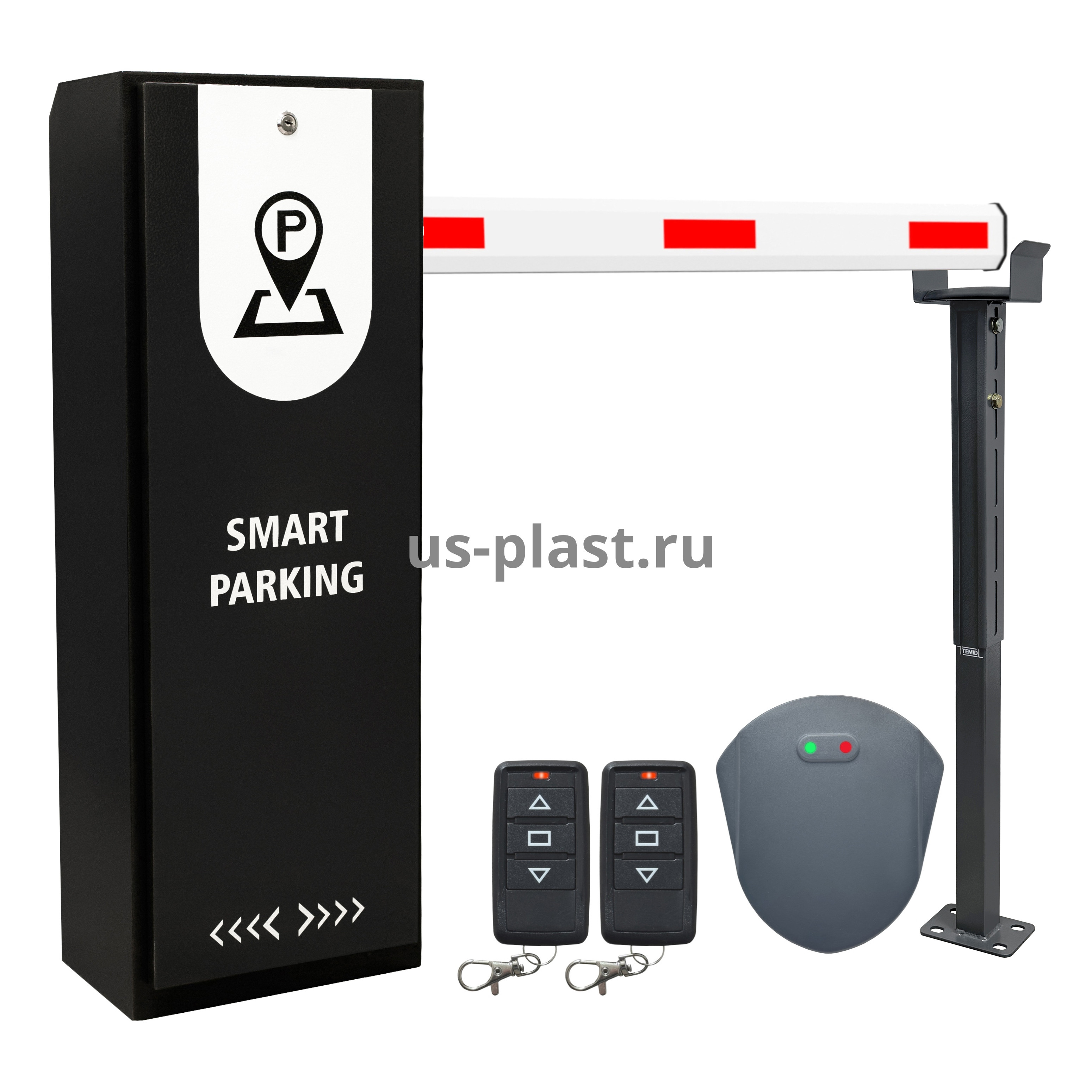 Комплект автоматического шлагбаума BG-609 BLACK (KIT-6) для проездов до 6 метров