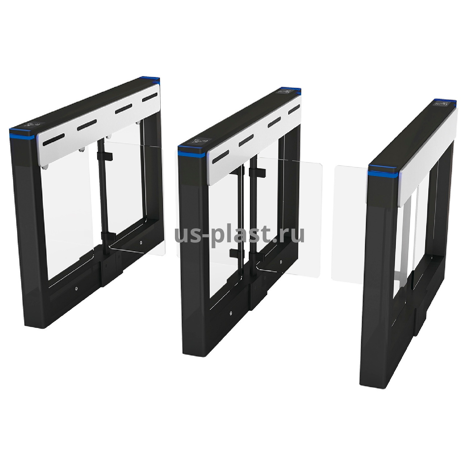 Распашной турникет Karsun STZ003 (два боковых модуля). Фото N3