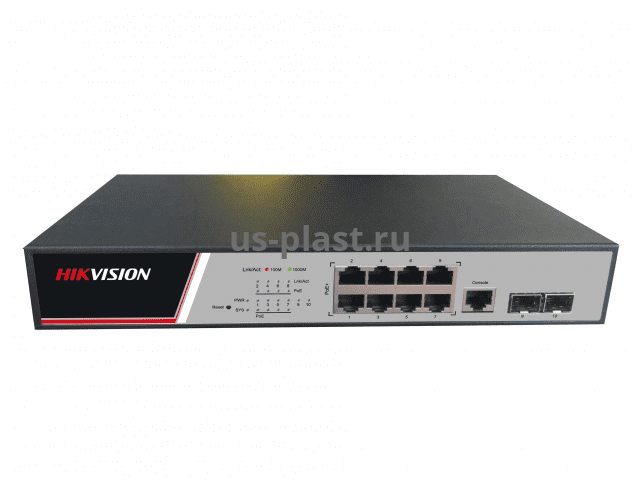 Hikvision DS-3E2510P(B) управляемый PoE-коммутатор