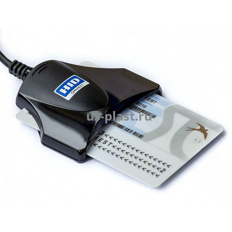 HID OMNIKEY 1021 (R10210311-1) настольный USB считыватель контактных смарт-карт. Фото N2