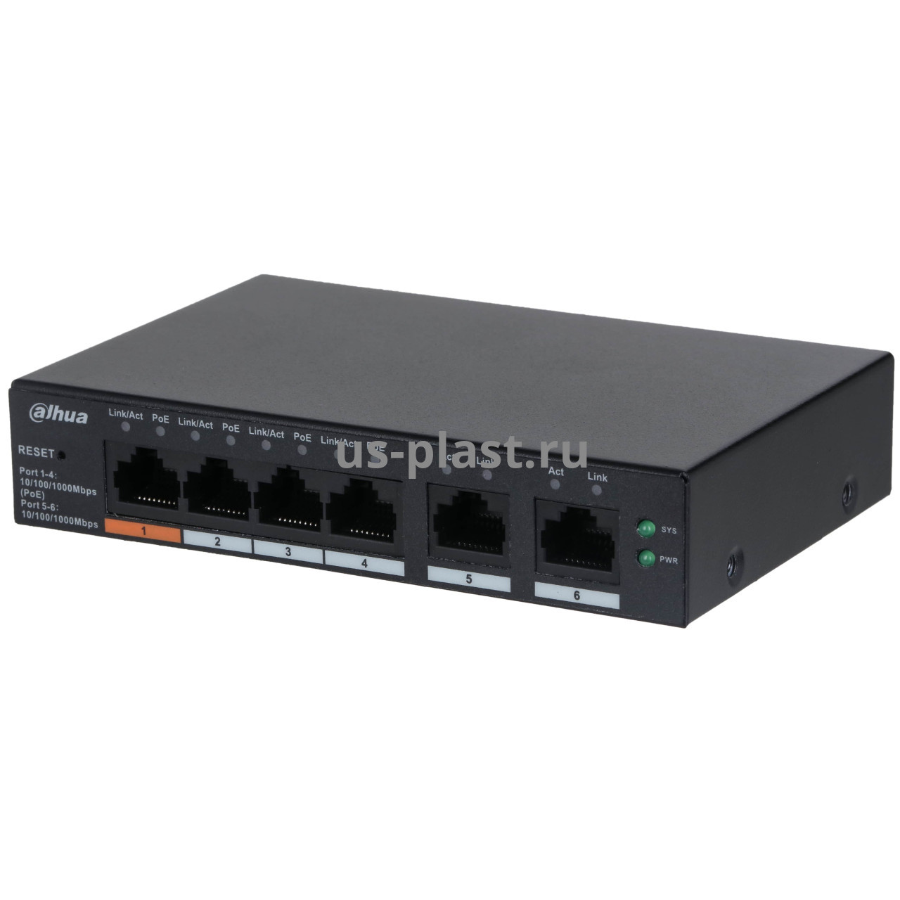 Dahua DH-CS4006-4GT-60, 4-портовый PoE коммутатор
