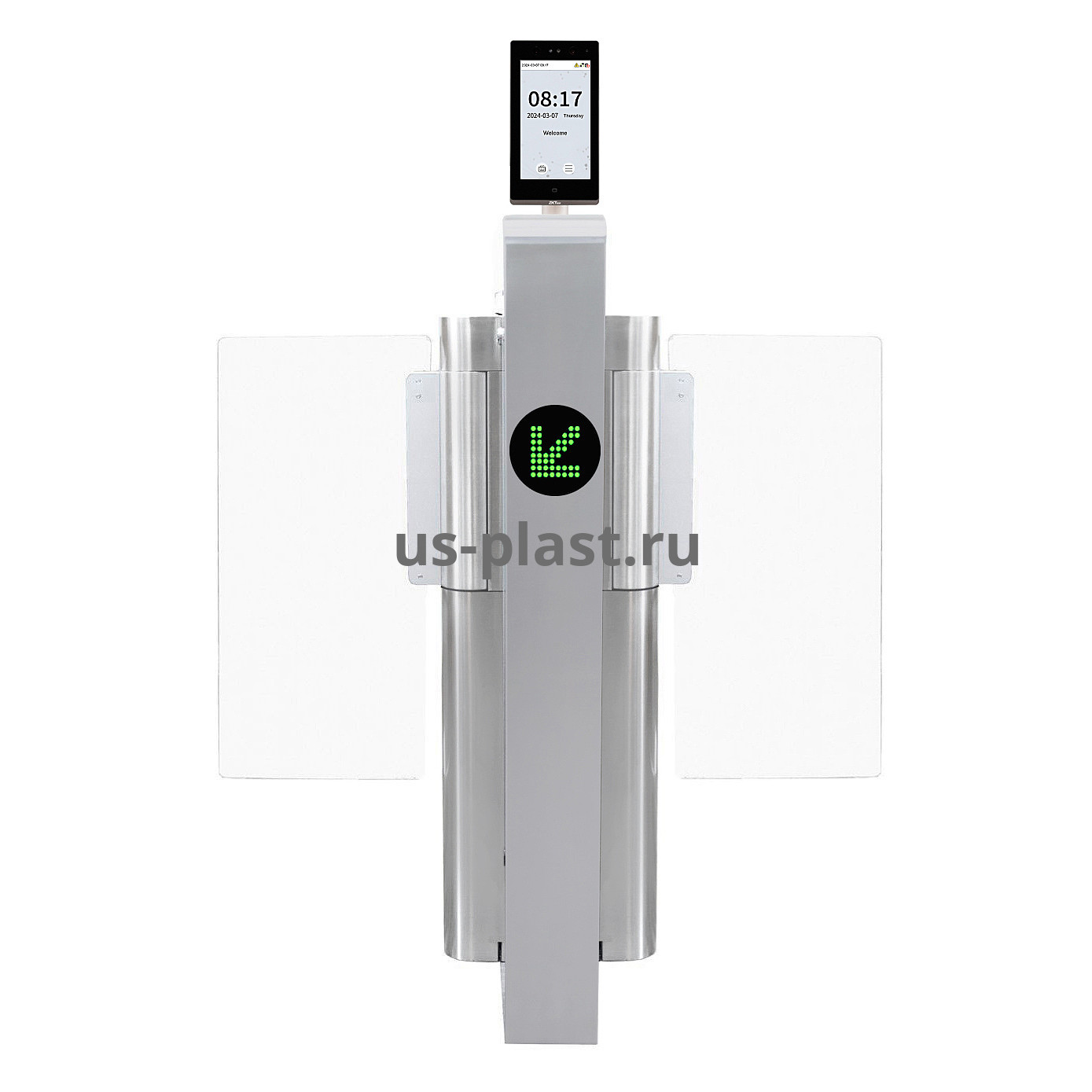 ZKTeco Mars-S120(FACE) (660 мм) распашной биометрический турникет, центральный модуль