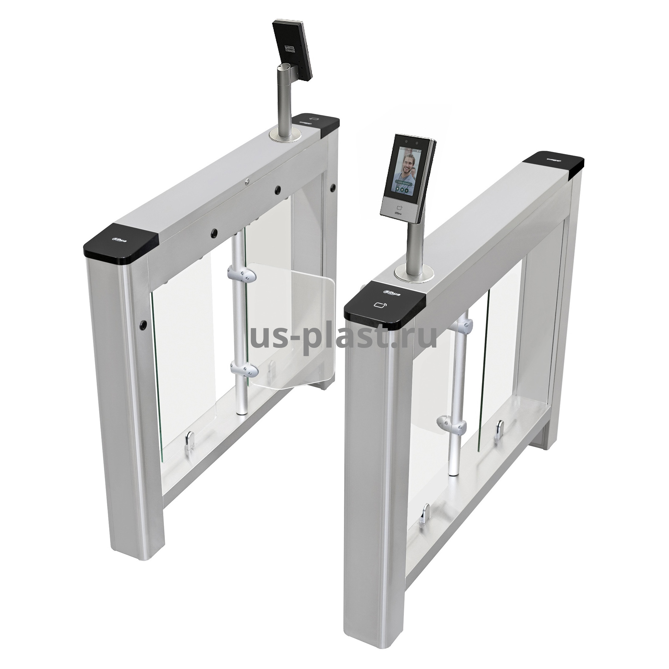 Dahua DHI-ASGB112K 600mm (FACE) распашной турникет с распознаванием лиц и карт Mifare