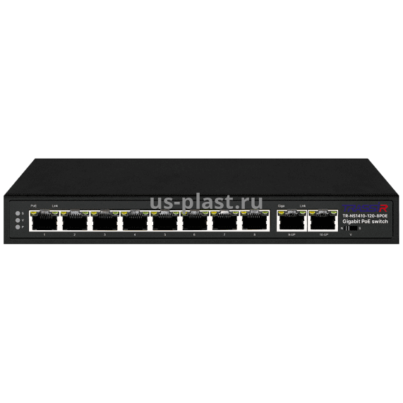 TRASSIR TR-NS1410-120-8POE неуправляемый PoE-коммутатор в Санкт-Петербурге