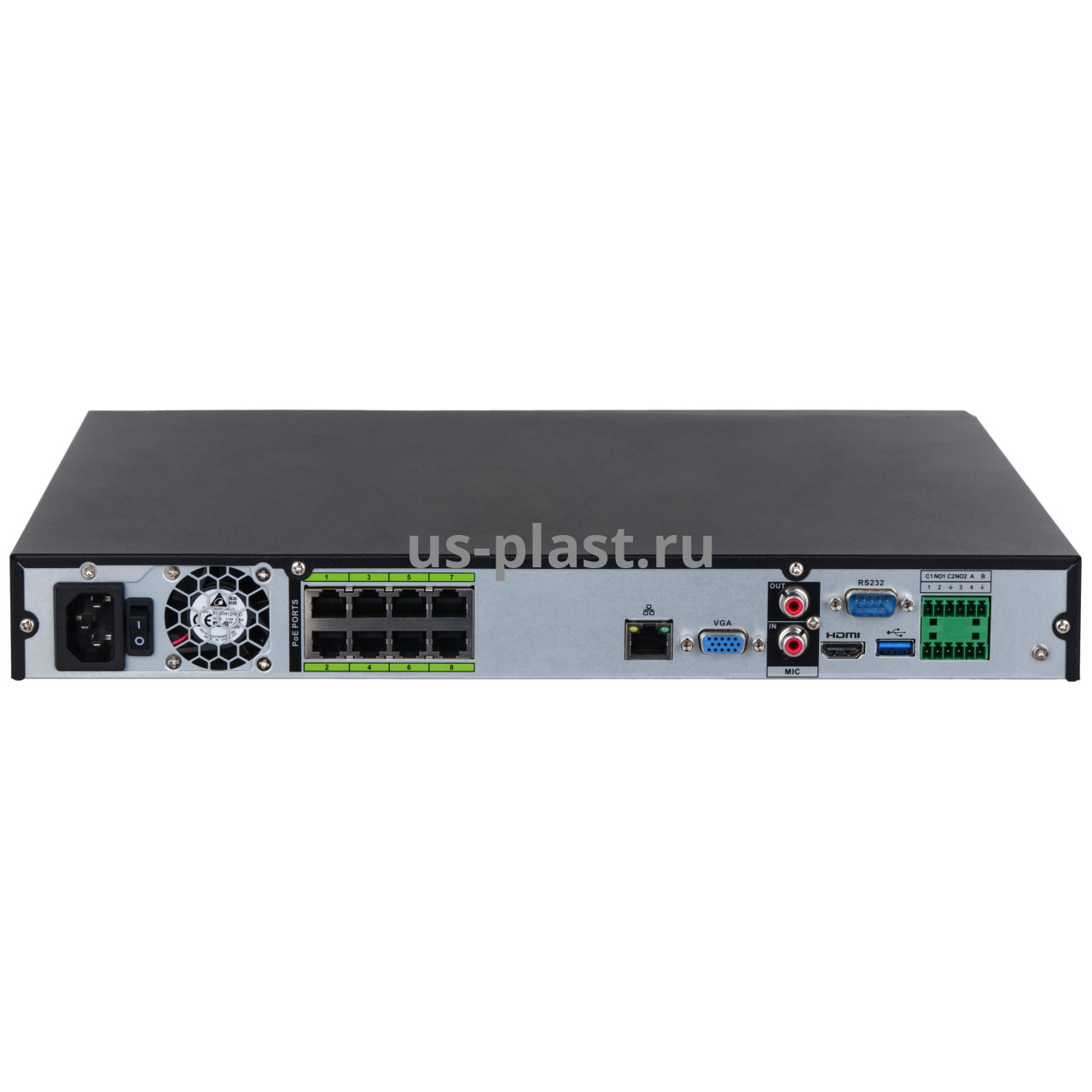 Dahua DHI-NVR5208-8P-EI, 8-канальный IP-видеорегистратор c PoE. Фото N3