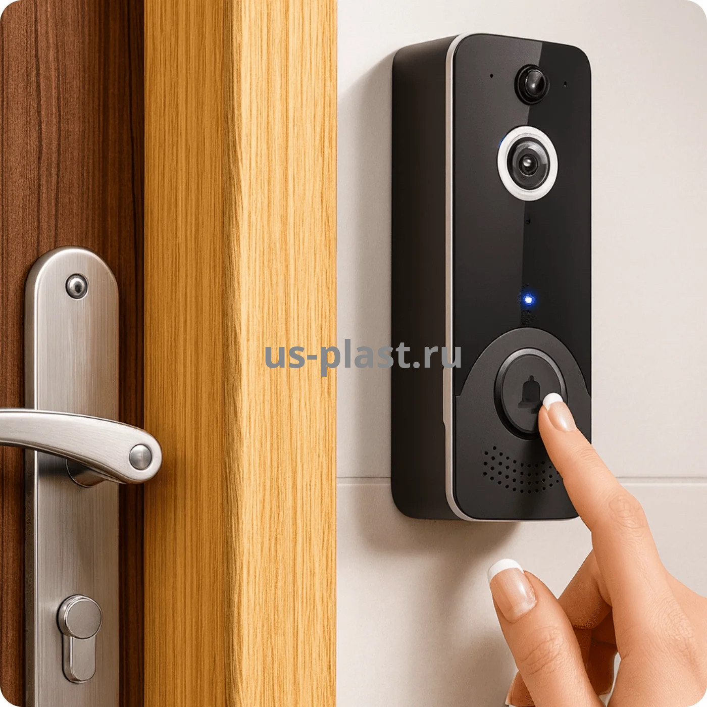 TTLock DB2 (Wi-Fi) (BLE) беспроводной дверной звонок с функцией видеодомофона. Фото N6