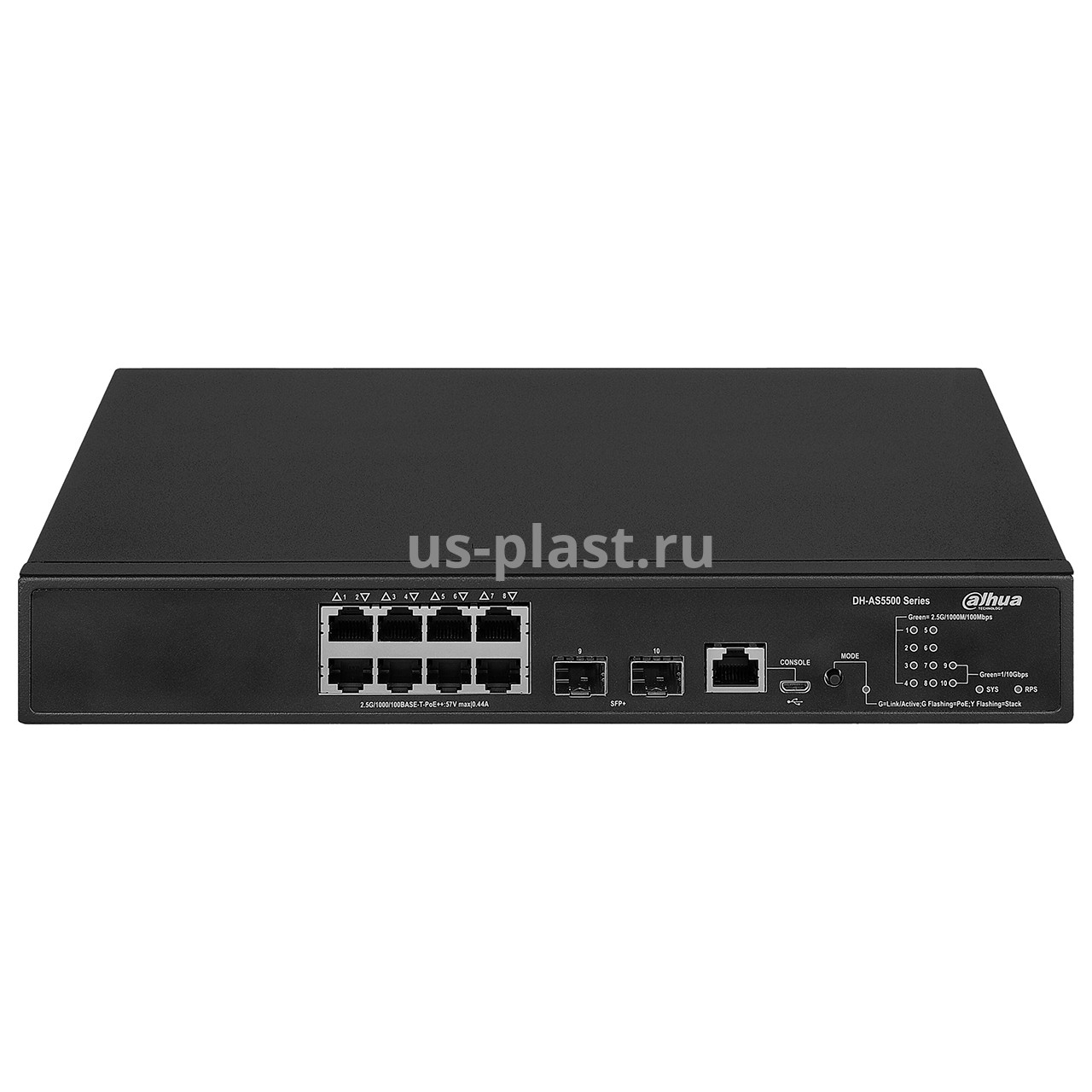 Dahua DH-AS5500-8MGT2XF-370, 8-портовый управляемый коммутатор c PoE. Фото N3 в Санкт-Петербурге
