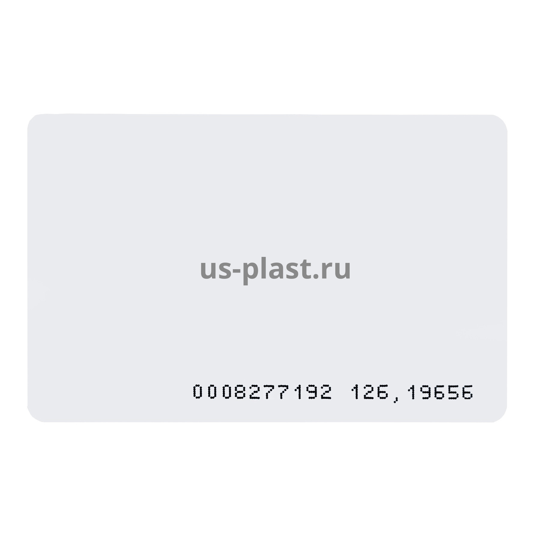 Карта доступа EM-Marine SlimProx тонкая (с номером)