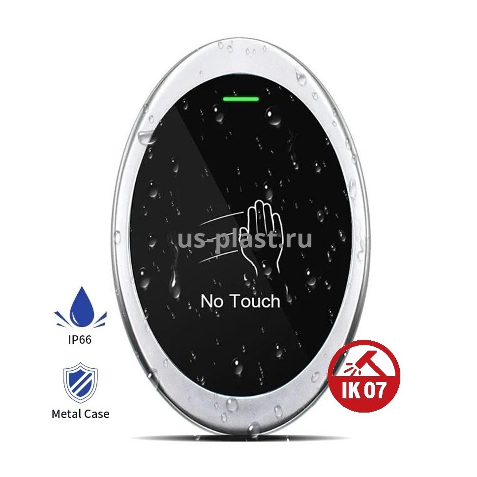 Бесконтактная кнопка выхода Sbutton-02W (IP66). Фото N2