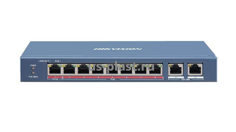 Hikvision DS-3E0310HP-E неуправляемый PoE-коммутатор. Фото N2
