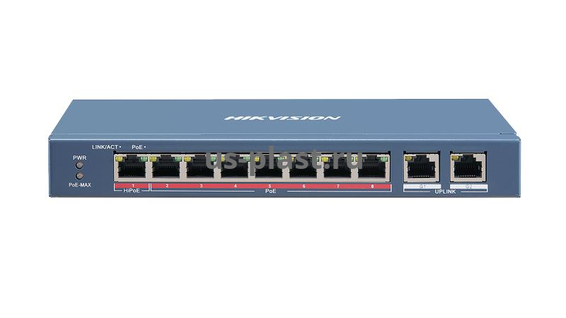Hikvision DS-3E0310HP-E неуправляемый PoE-коммутатор. Фото N2
