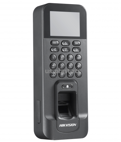 Hikvision DS-K1T804EF, терминал доступа со встроенным считывателем EM карт и отпечатков пальцев. Фото N2