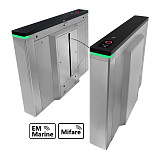 Ранее вы смотрели ZKTeco FBL711 [EM/MF] раздвижной турникет (электронная проходная) с контроллером и RFID считывателями