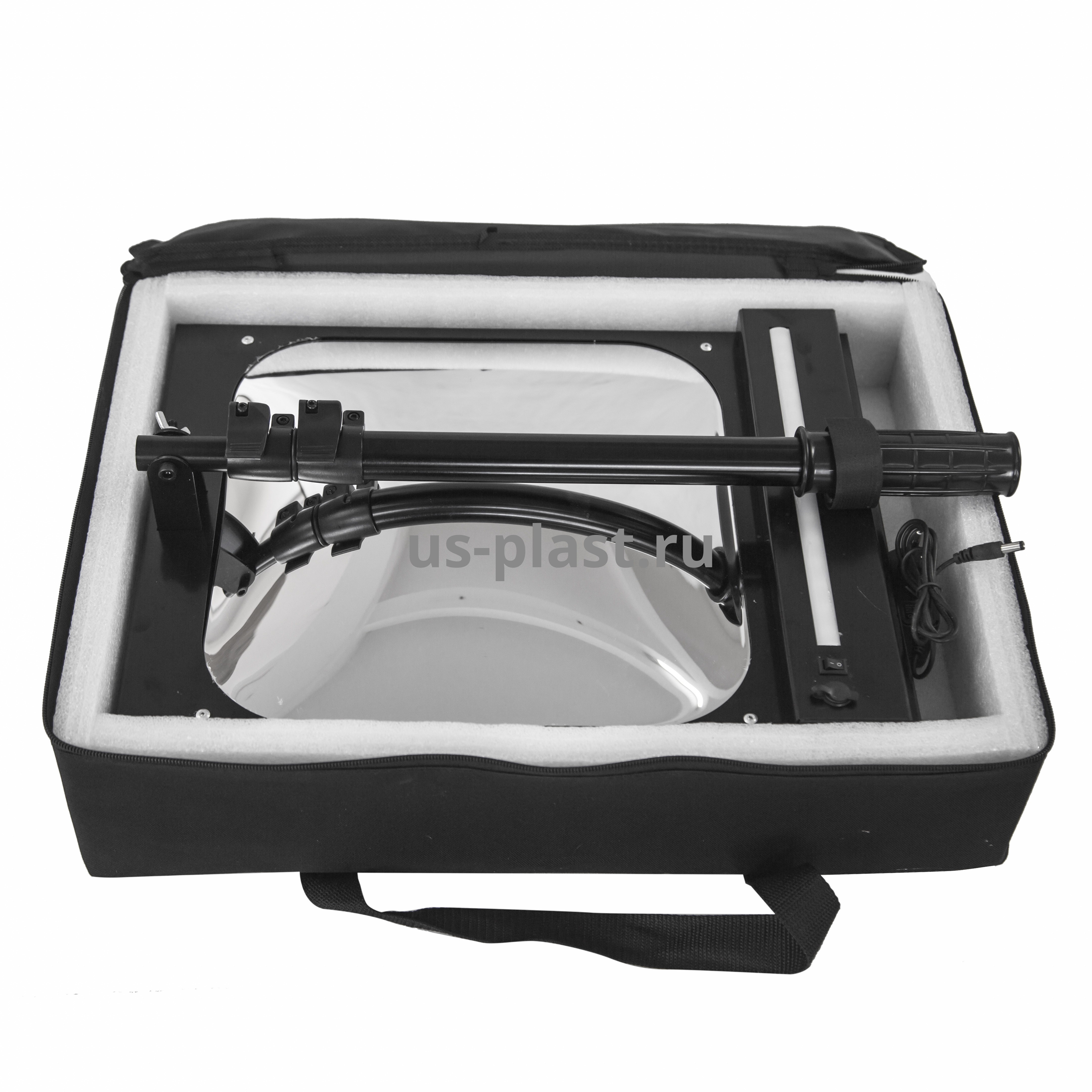 Досмотровое подкатное зеркало для автотранспорта JT-V5 (размер 30 х 30 см). Фото N8 в Санкт-Петербурге