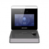 Hikvision DS-K1F600-D6E-F настольный терминал для сбора изображении лиц, отпечатков пальцев и RFID карт