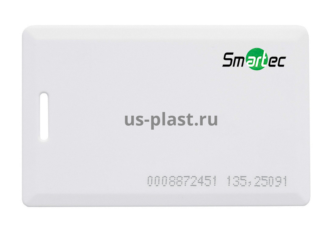 Smartec ST-PC010MF, толстая RFID карта Mifare 1K Clamshell (с номером)