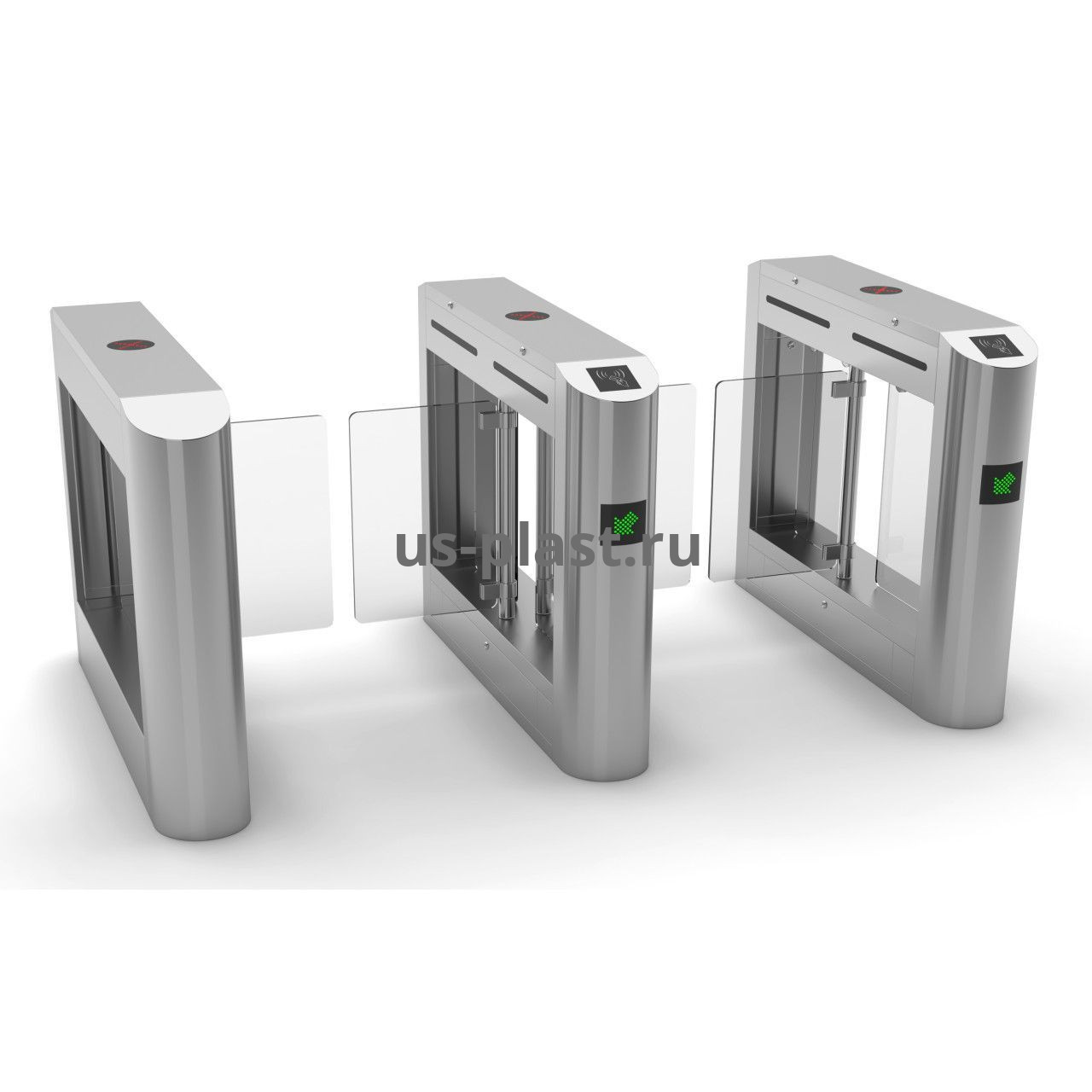 Karsun XBZ003D, двухпроходной скоростной турникет с распашными створками. Фото N2