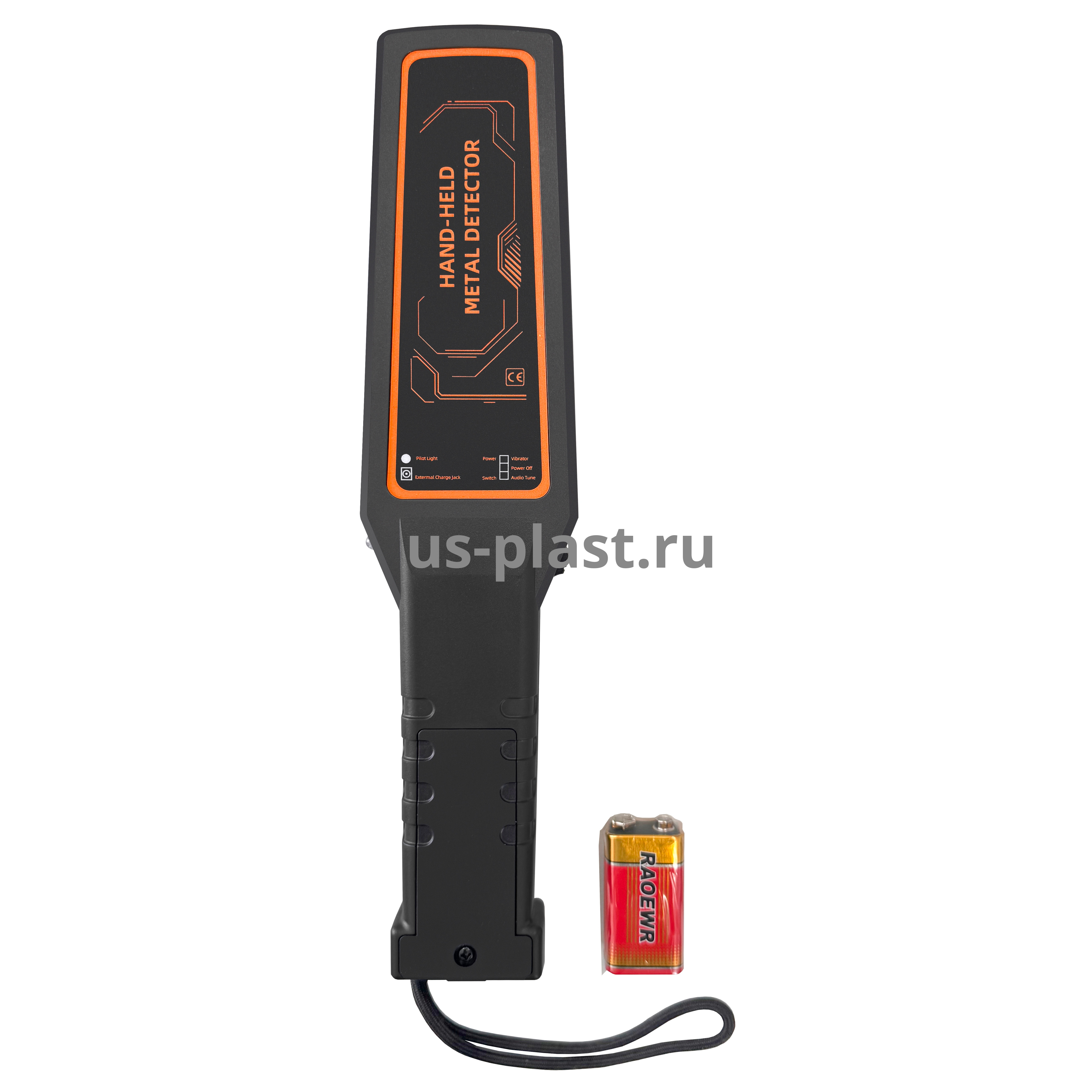 Ручной металлодетектор FORTEK MD-31 (9V Крона) с визуальной шкалой тревоги. Фото N2