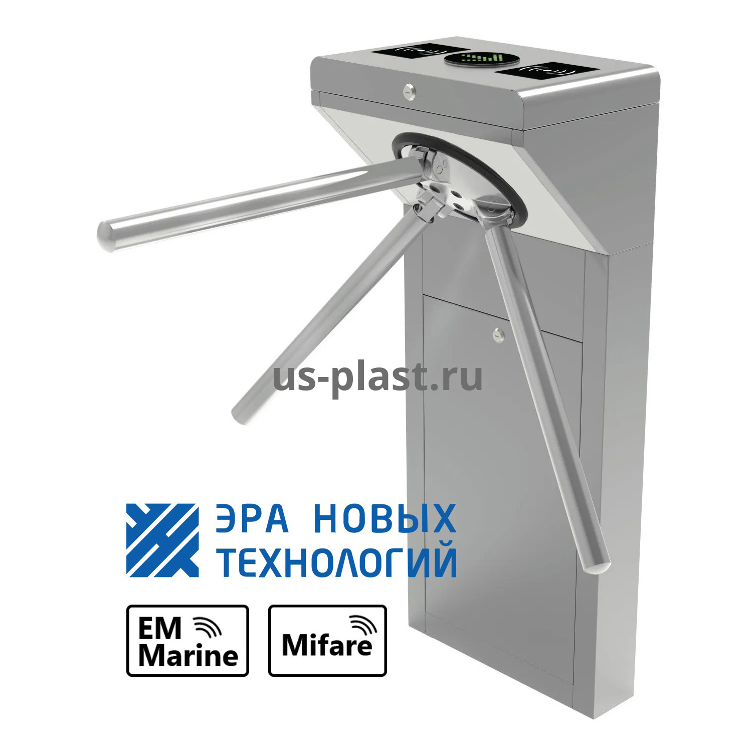 ZKTeco TS1011 Plus [ЭРА, EM/MF] турникет-трипод (электронная проходная) с контроллером и считывателями RFID карт