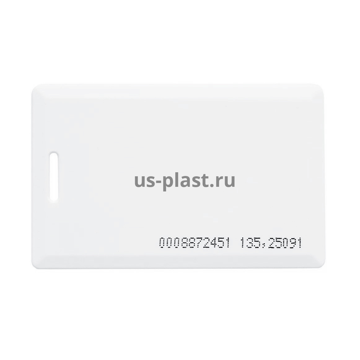 RFID карта комбинированная EM-Marine + MIFARE 1K Clamshell (толстая) с номером