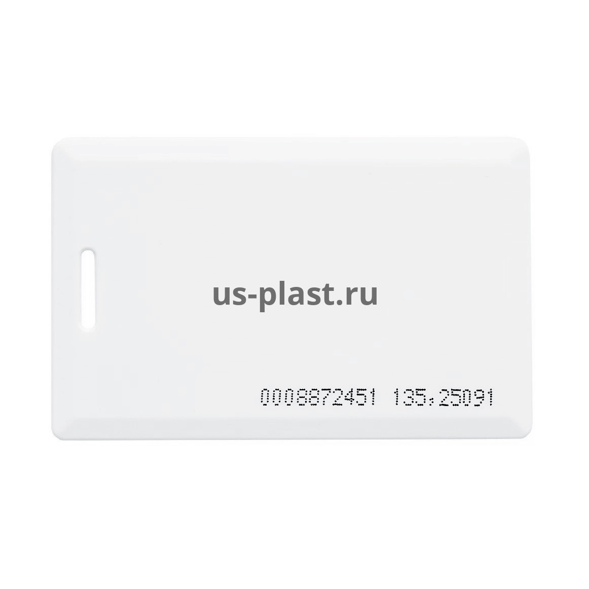 RFID карта комбинированная EM-Marine + MIFARE 1K Clamshell (толстая) с номером