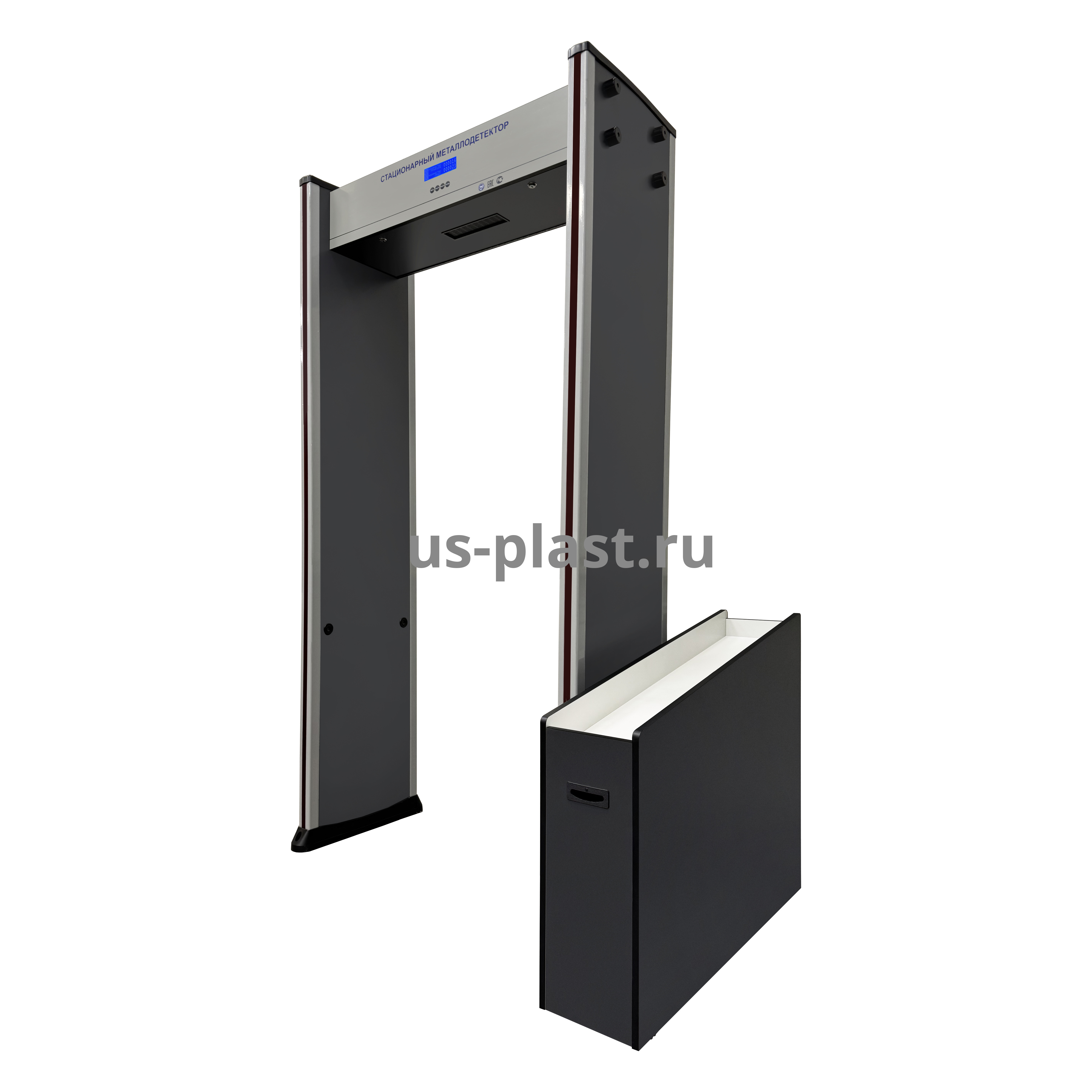 Тумба досмотровая JTC-02 (Black) для арочного металлодетектора. Фото N9