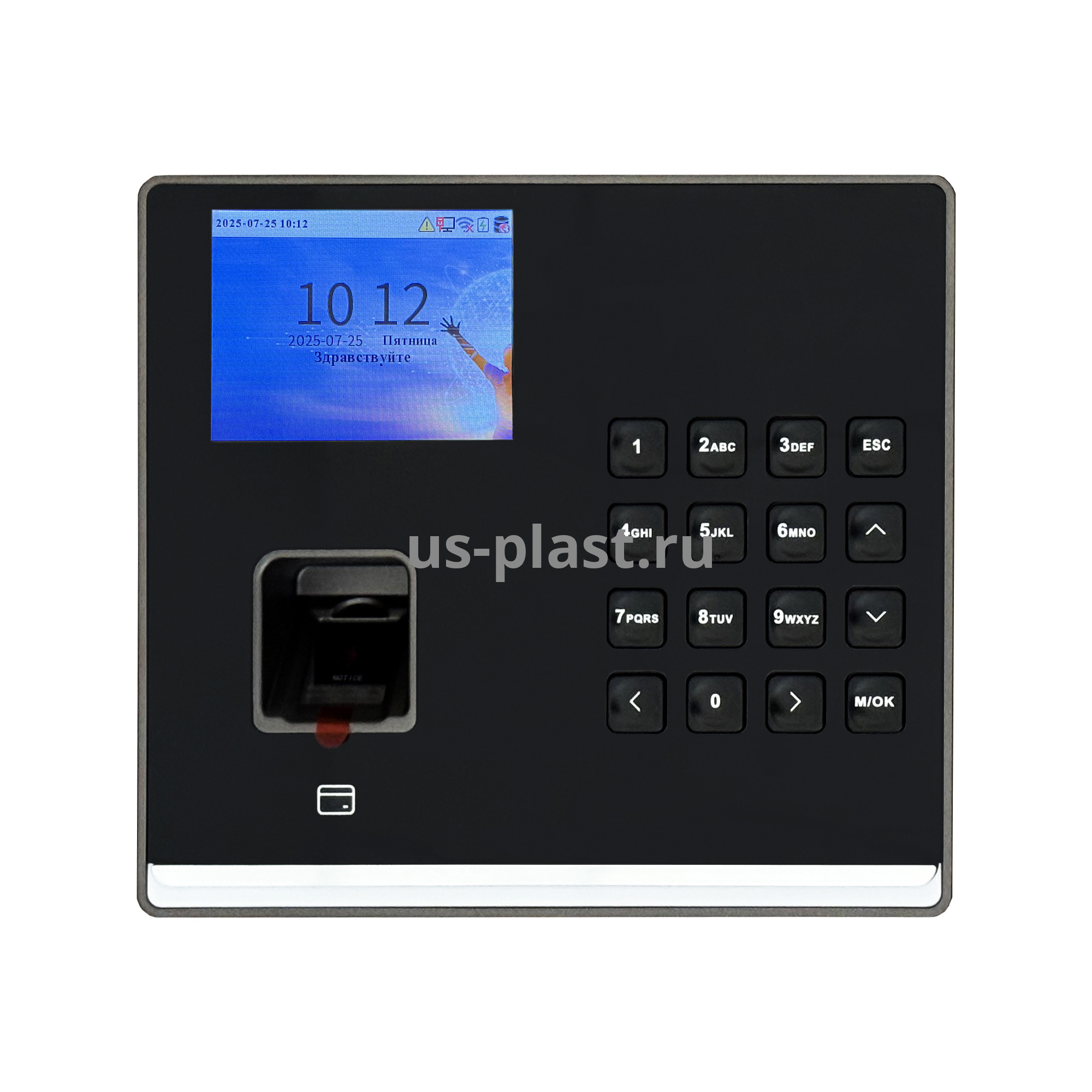 SenseFP M2 [EM] [Wi-Fi] терминал учета рабочего времени по отпечаткам пальцев и картам доступа. Фото N2