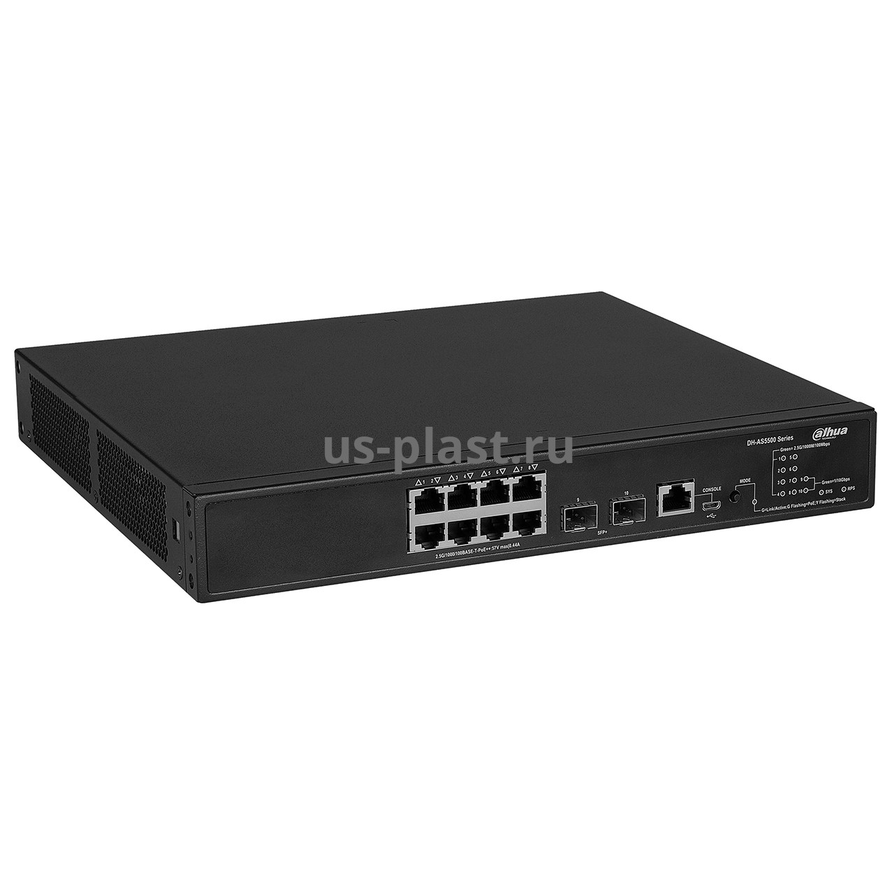 Dahua DH-AS5500-8MGT2XF-370, 8-портовый управляемый коммутатор c PoE. Фото N2