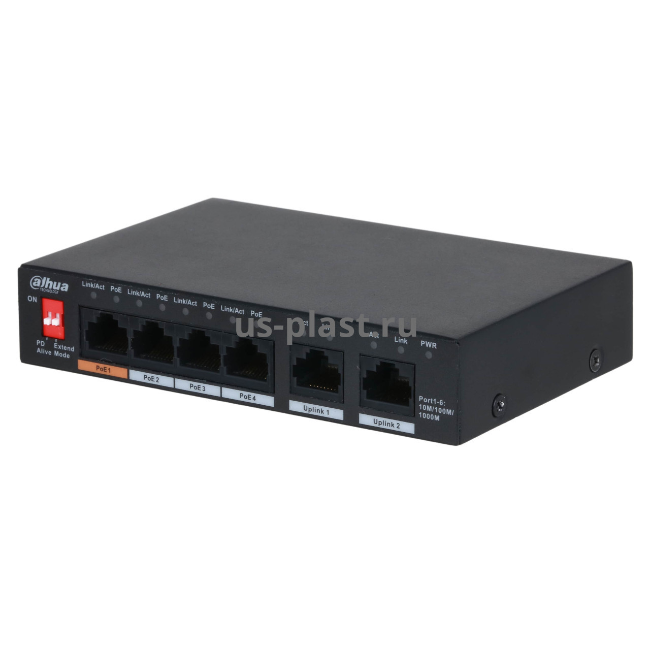 Dahua DH-PFS3006-4GT-60, неуправляемый коммутатор с PoE