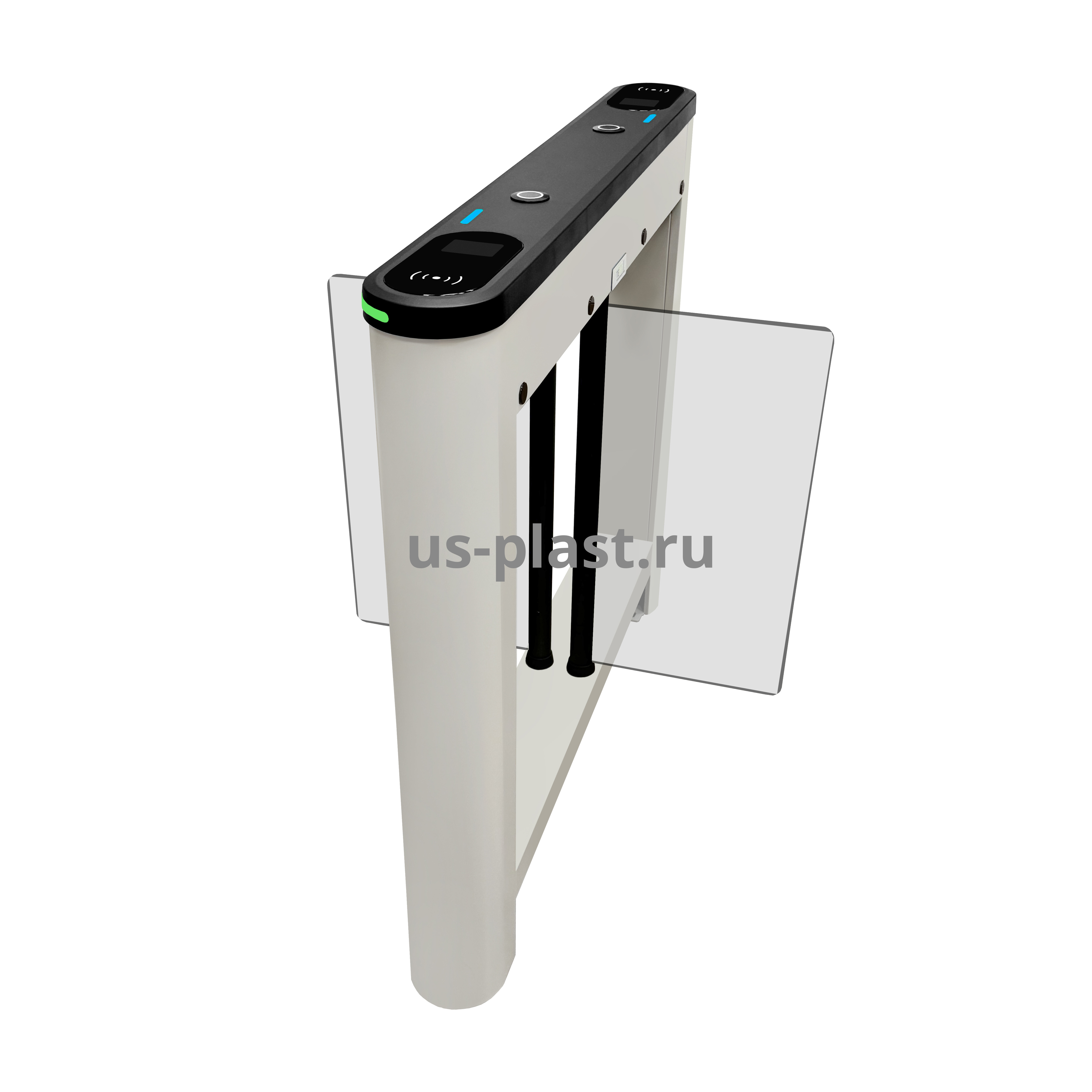 ZKTeco Saturn-S1200 (650 мм) скоростной турникет с распашными створками, центральный модуль