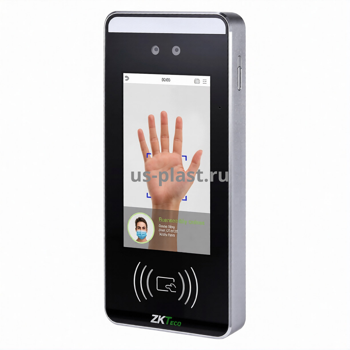 ZKTeco SpeedFace-V5L-RFID [EM/MF] [PALM] терминал распознавания лиц, ладоней и карт доступа