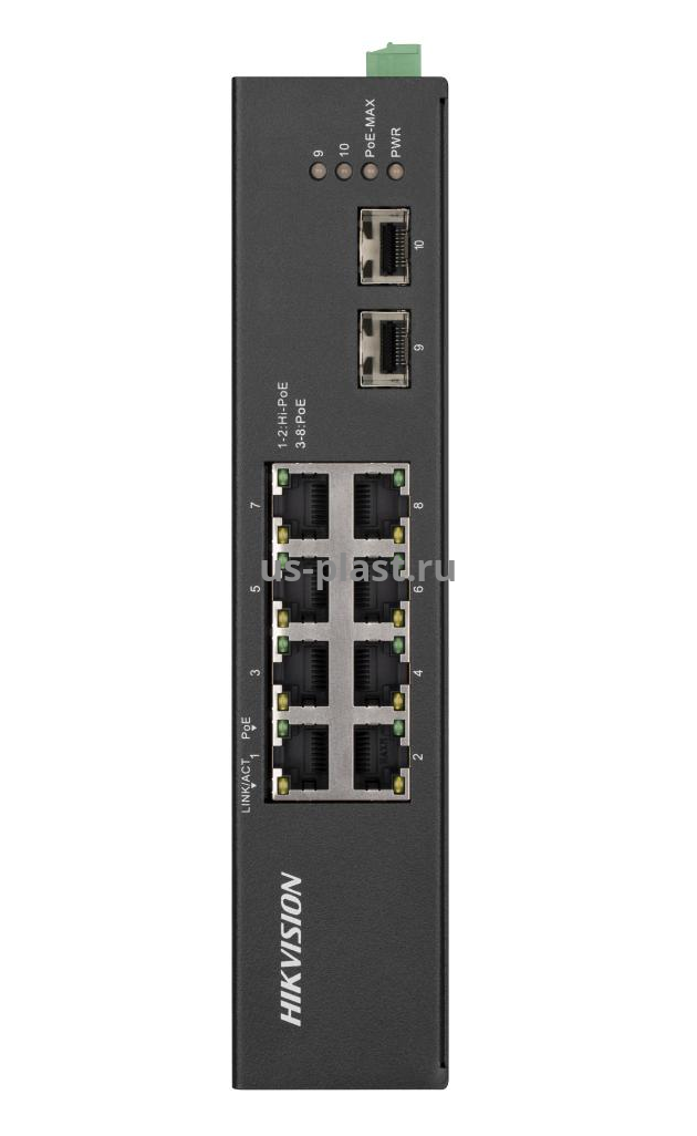 Hikvision DS-3T0510HP-E/HS неуправляемый PoE-коммутатор